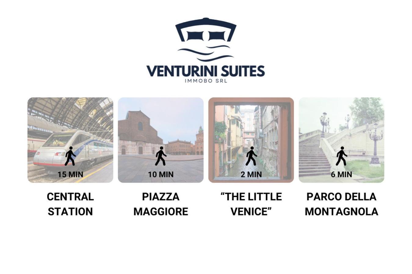 New - Venturini Suites In Bologna Centre מראה חיצוני תמונה